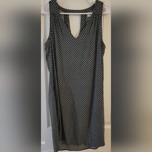 Old Navy Black and White Print Sleeveless Dress ❤️
